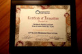Congratulation-Taiwan Association for Food protection received award of Affiliate Member Education